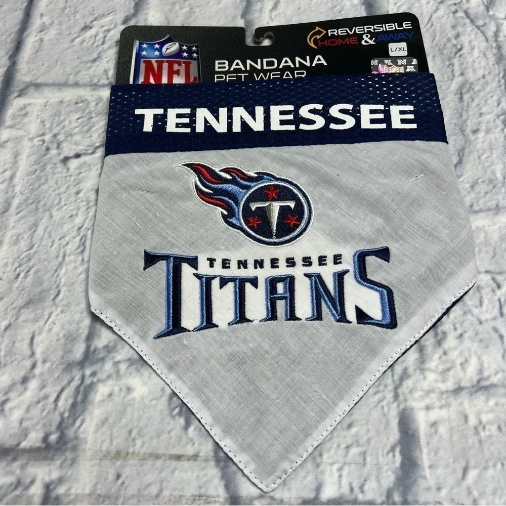 Tennessee Titans bandana for dogs Large to XL